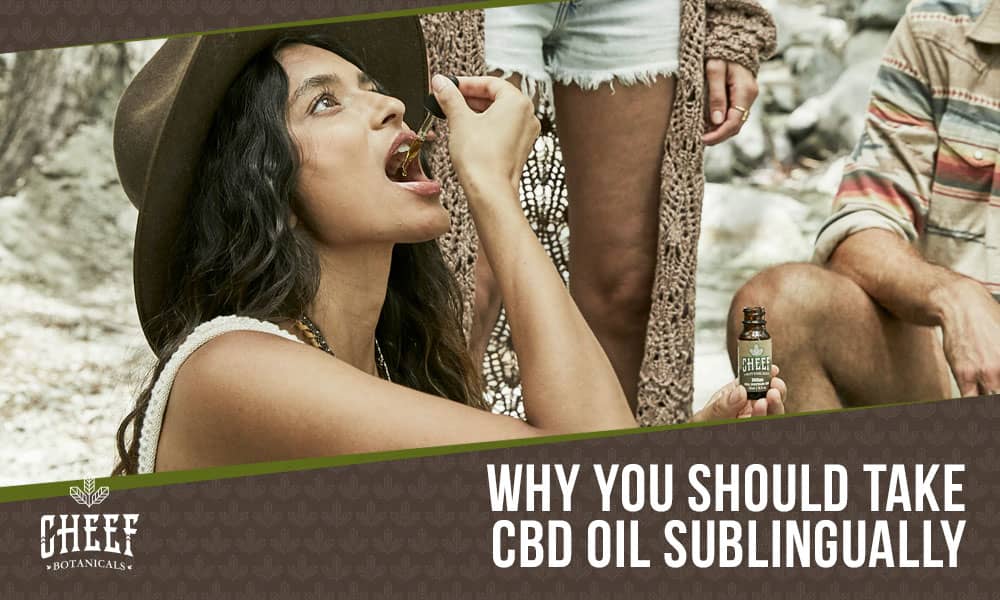 CBD oil under tongue