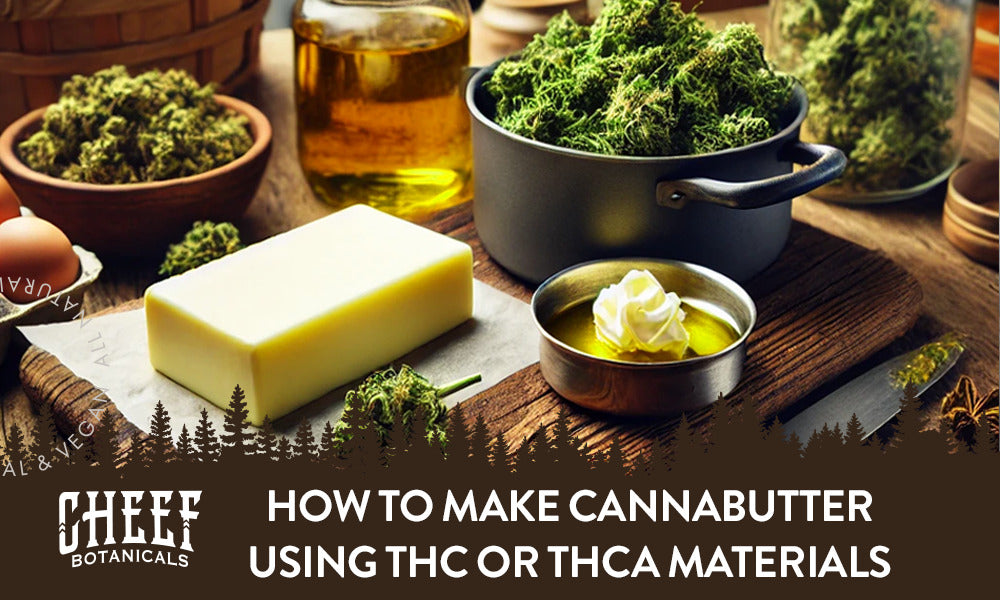 How to Make Cannabutter Using THC or THCa Materials