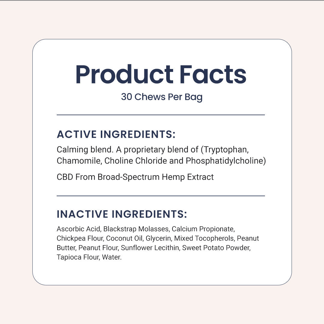 CBD Calming Chews for Dogs - HolistaPet