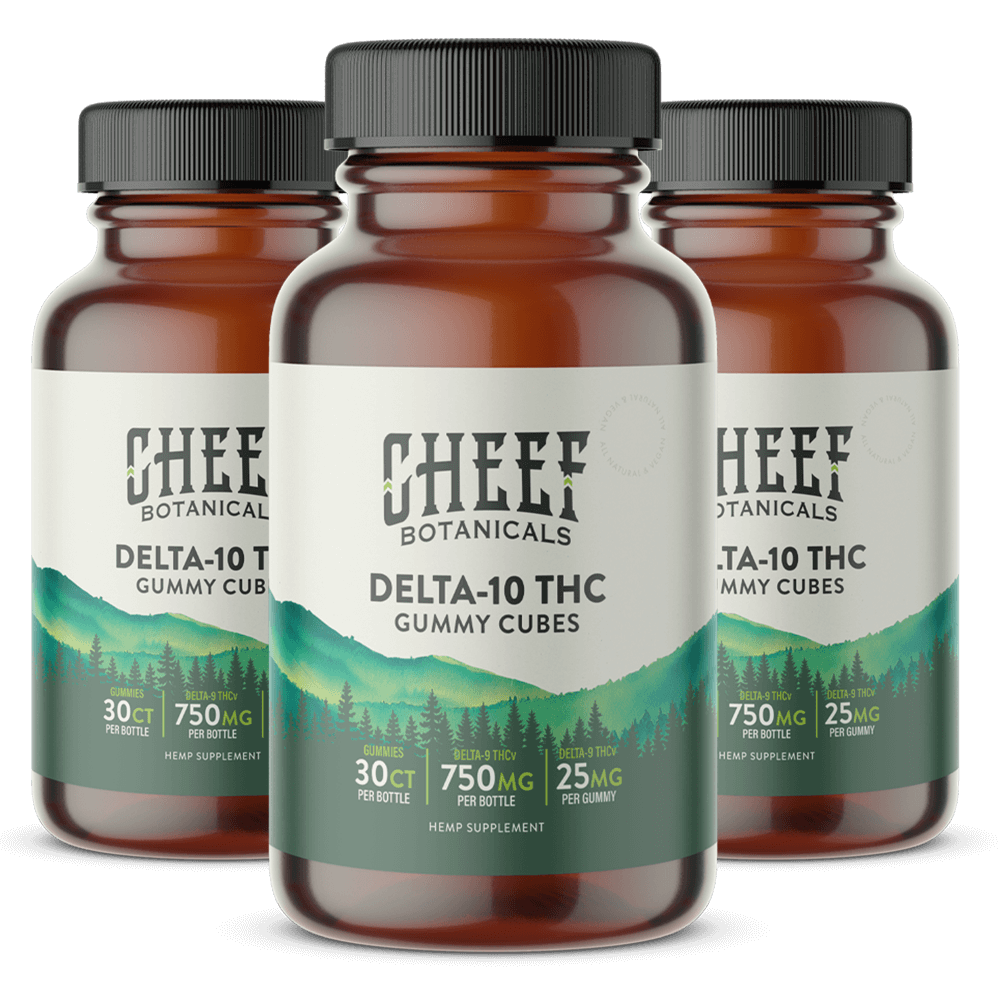 Delta 10 Gummy Cubes - Cheef Botanicals