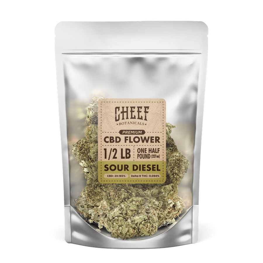 CBD Hemp Flower - Sour Diesel - Cheef Botanicals