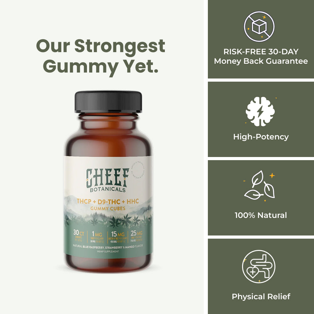 THCp + Delta-9 THC + HHC Gummies - Gummies