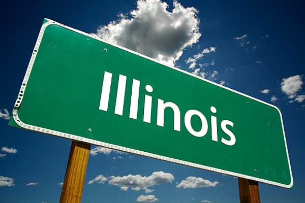 buy cbd oil in illinois road sign on highway green