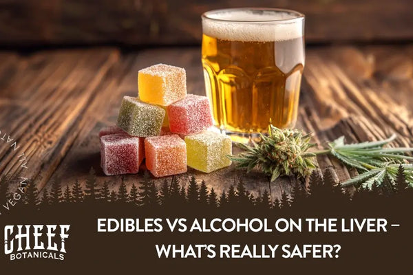 Edibles vs Alcohol on the Liver – What’s Really Safer?