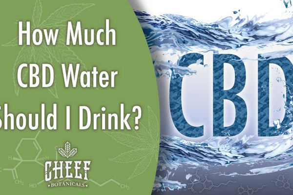 How Much CBD Water Should You Drink?