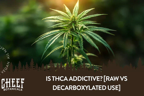 Is THCA Addictive? [Raw vs Decarboxylated Use]