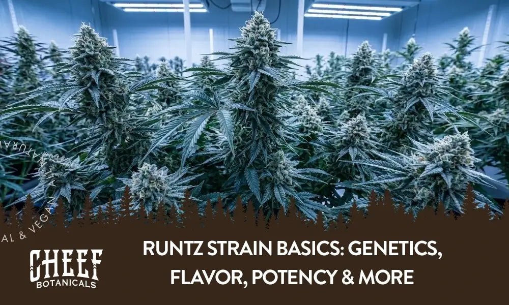 A bunch of Runtz plants growing indoors.