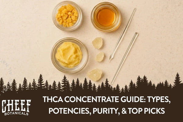 THCa Concentrate Guide: Types, Potencies, Purity, & Top Picks