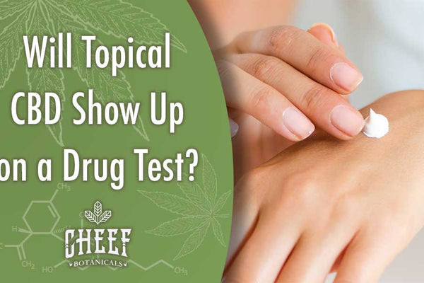 Will Topical CBD Show Up on a Drug Test?