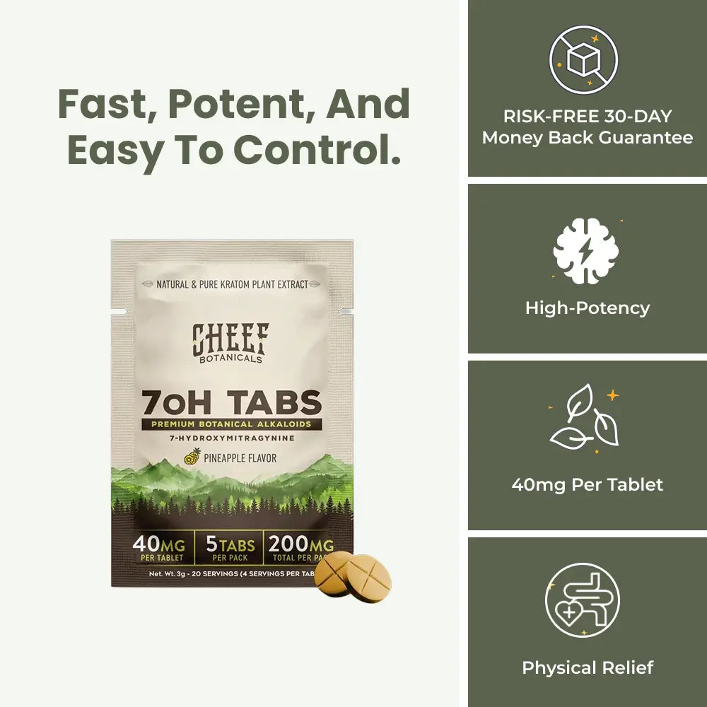 Pineapple 7-OH Tablets | 200mg Total