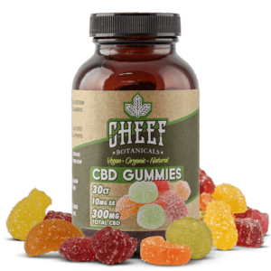 Cheef Botanicals Vegan Best CBD Gummies 300mg spill