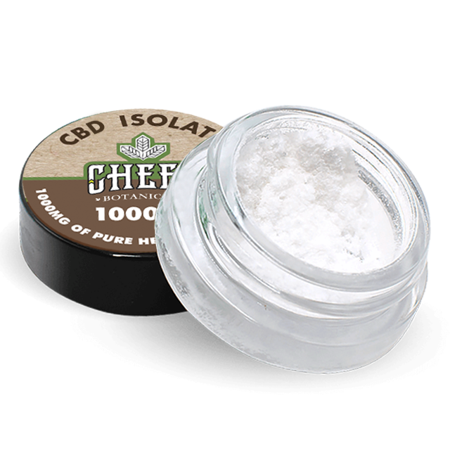 Buy premium CBD isolate powder: 99% pure cannabidiol- Cheef Botanicals