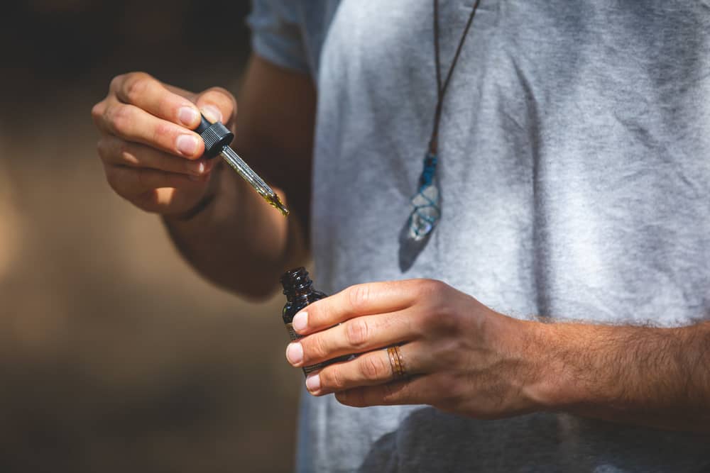 dosing cbd oil in the woods