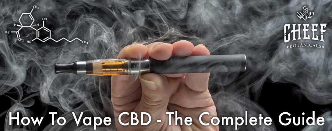 how to vape CBD guide