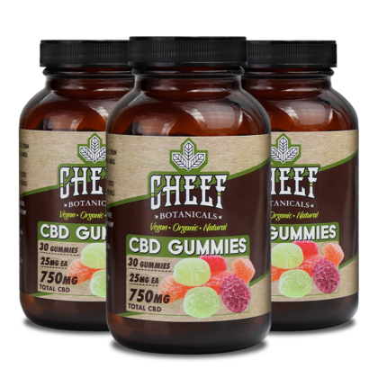 Cheef Botanicals 750mg CBD Gummies Bundle