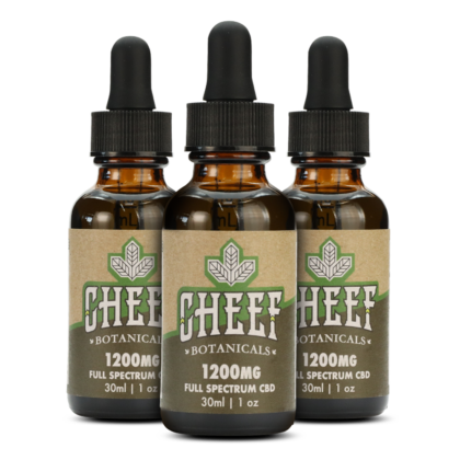 Cheef Botanicals 1200mg CBD oil bundle