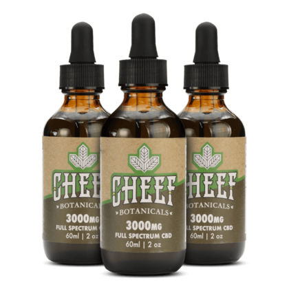 Cheef Botanicals CBD Tincture Bundle 3000mg