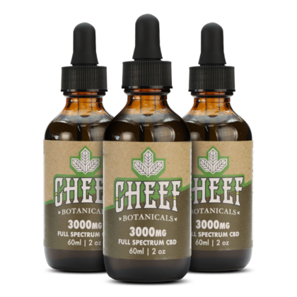 Cheef Botanicals 3000mg CBD oil bundle