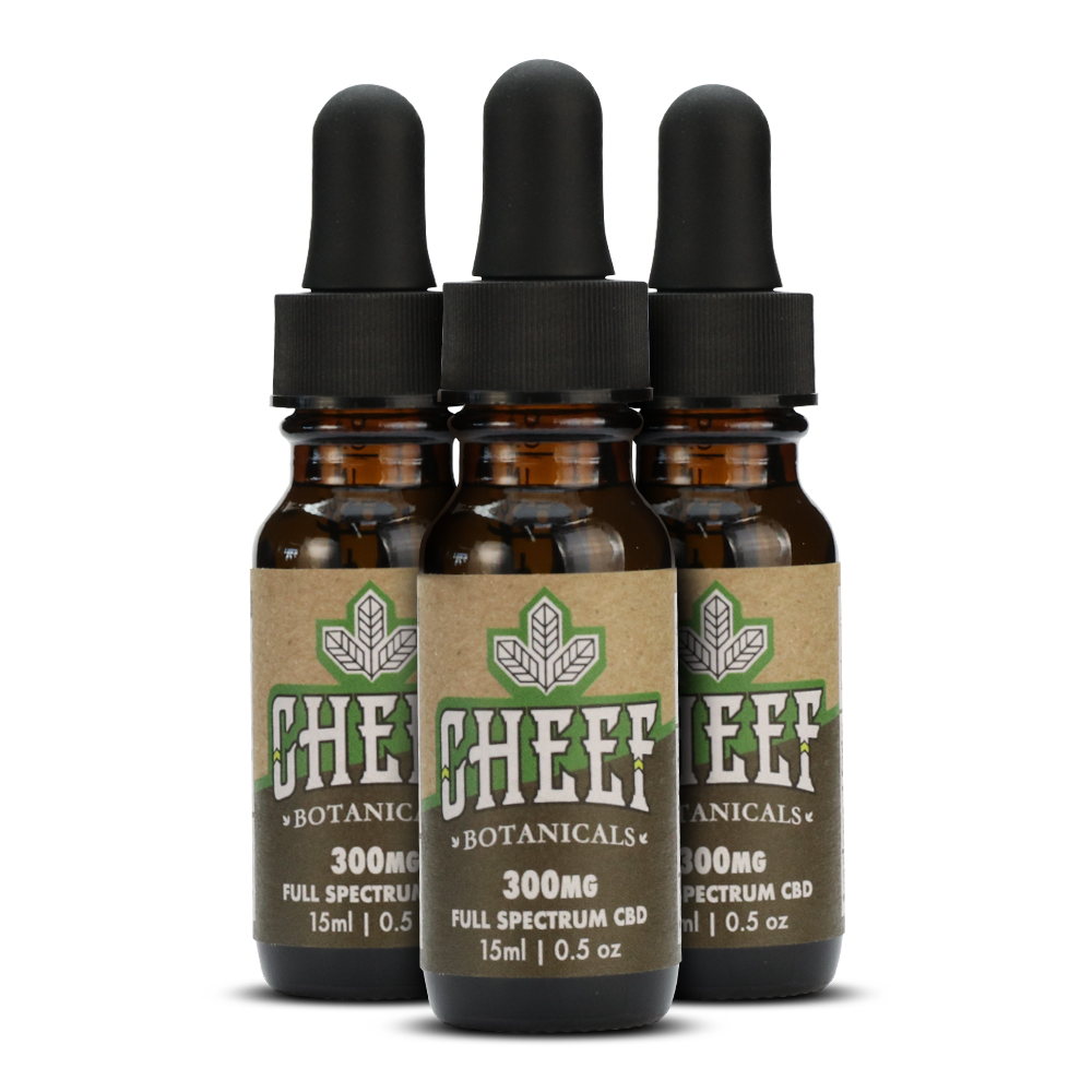 Cheef Botanicals 300mg CBD oil bundle