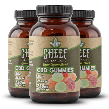 Cheef Botanicals CBD Gummies Bundle 750mg