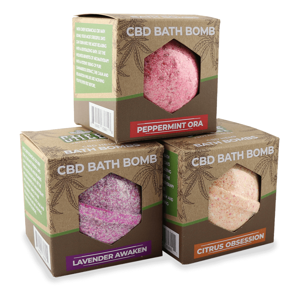 Cheef Botanicals CBD Bath Bombs 100mg