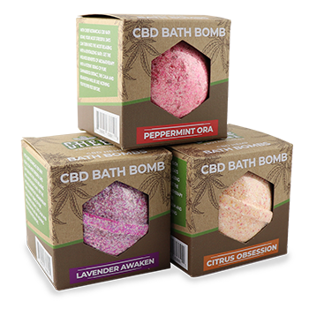 Cheef Botanicals' 100mg CBD Bath Bombs