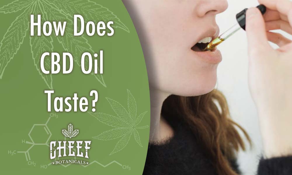 what does CBD oil taste like