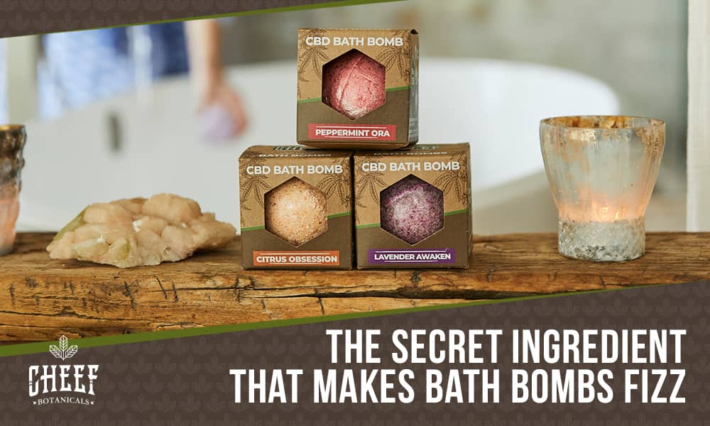 what makes a bath bomb fizz