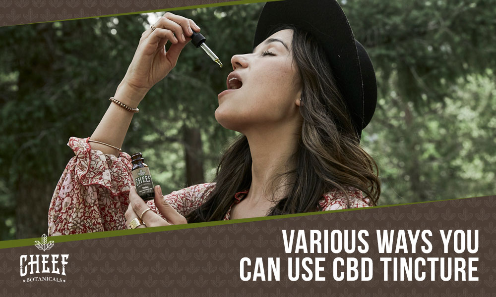 how to use cbd tincture