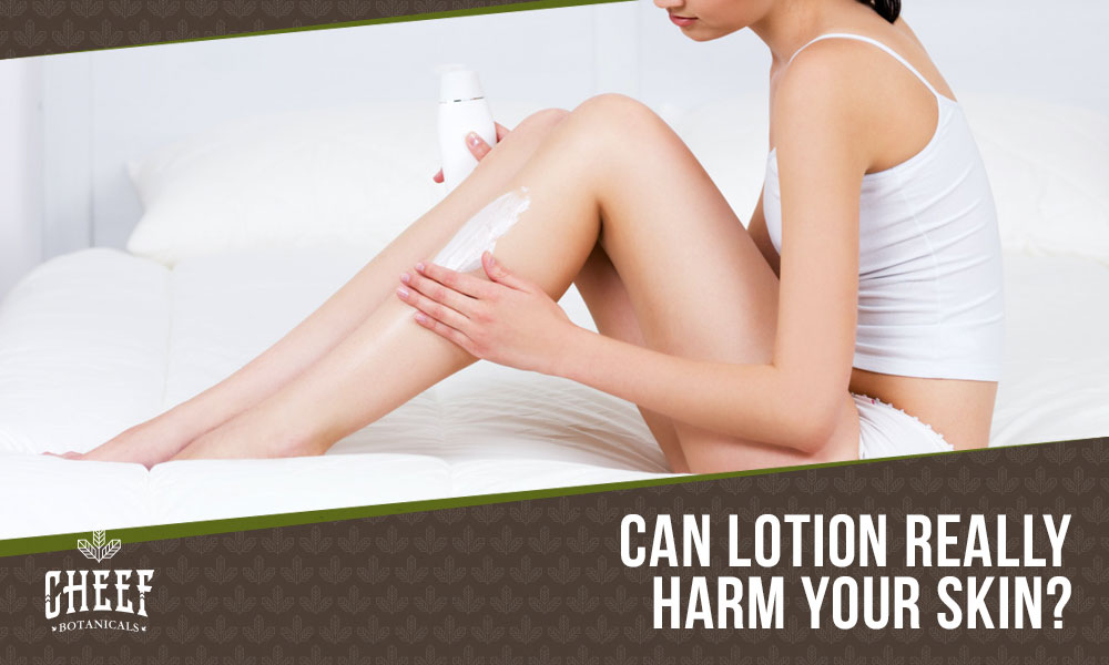 is lotion bad for the skin
