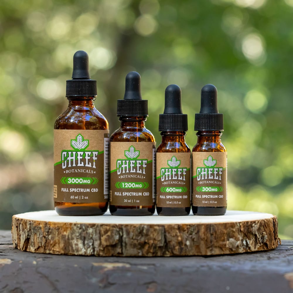 cbd oil in the forest