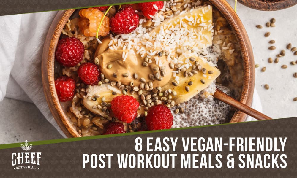 post workout vegan meal