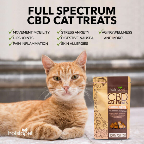 CBD Cat Treats - HolistaPet | Cheef Botanicals