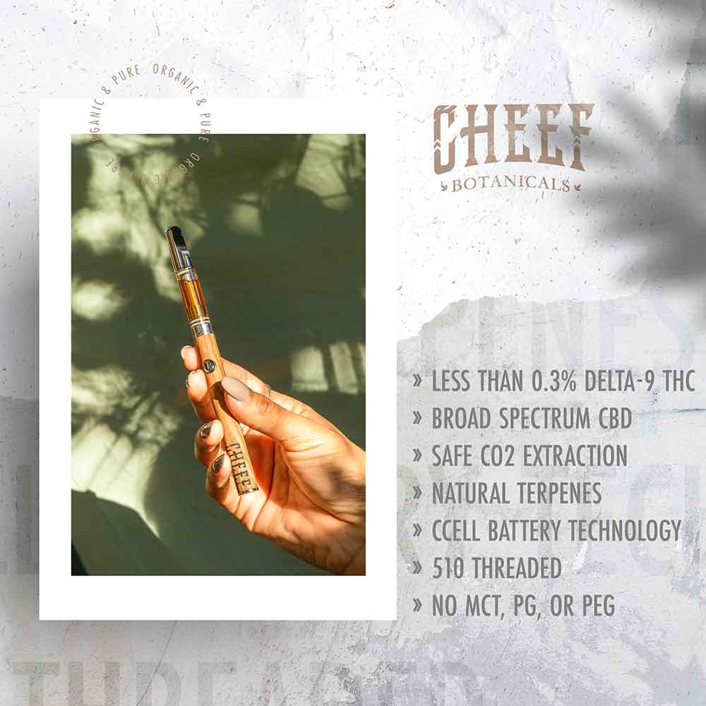 CBD Vape Cartridges OG Kush - 200mg/400mg | Cheef Botanicals