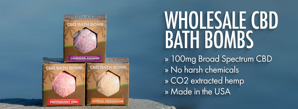 Wholesale CBD Bath Bombs Banner - Cheef Botanicals
