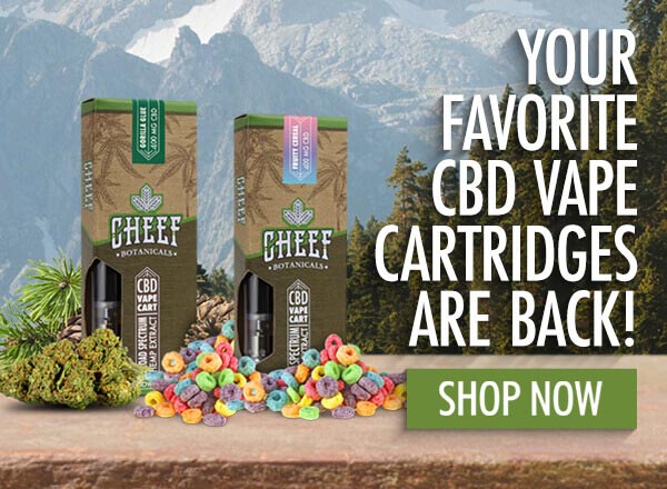 Your Favorite CBD Vape Cartrdges Are Back!