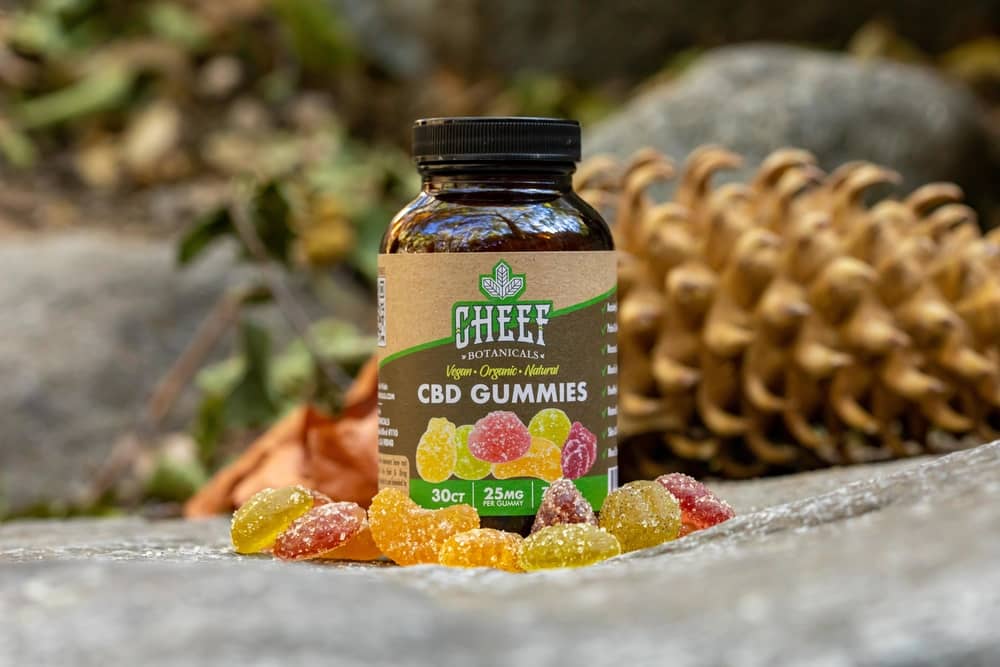 cheef cbd gummies and pine cone