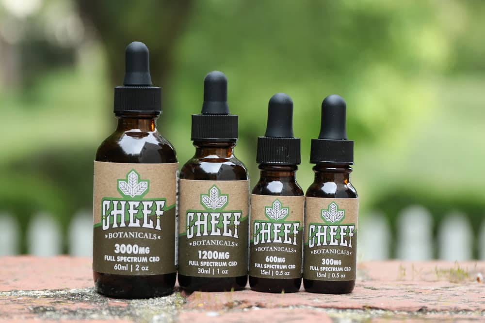 the different types of cheef cbd tinctures