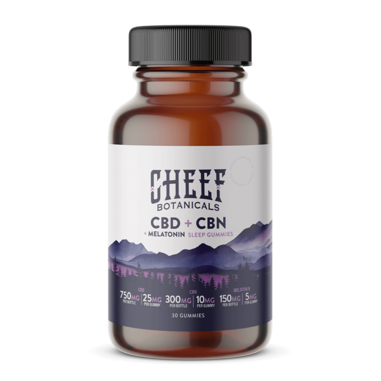 CBD + Cbn Gummies For Sleep - Cheef Botanicals