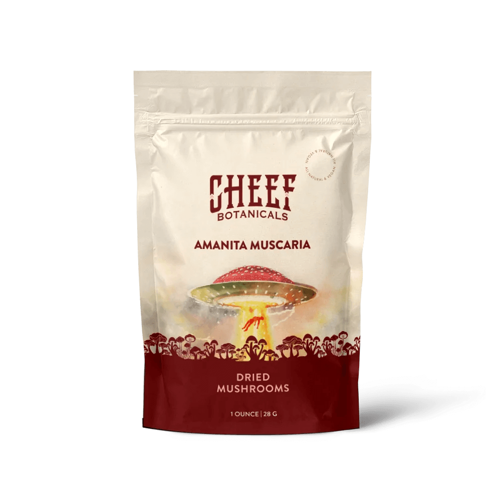 product iamge of Cheef Botanicals dried amanita muscaria mushrooms