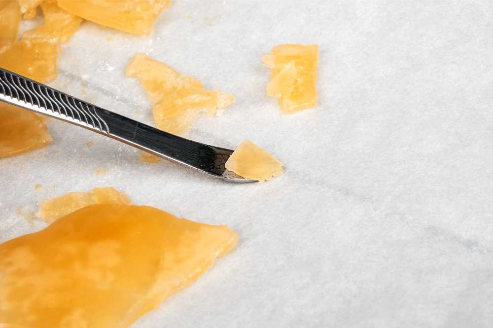 dab tool with thca concentrate