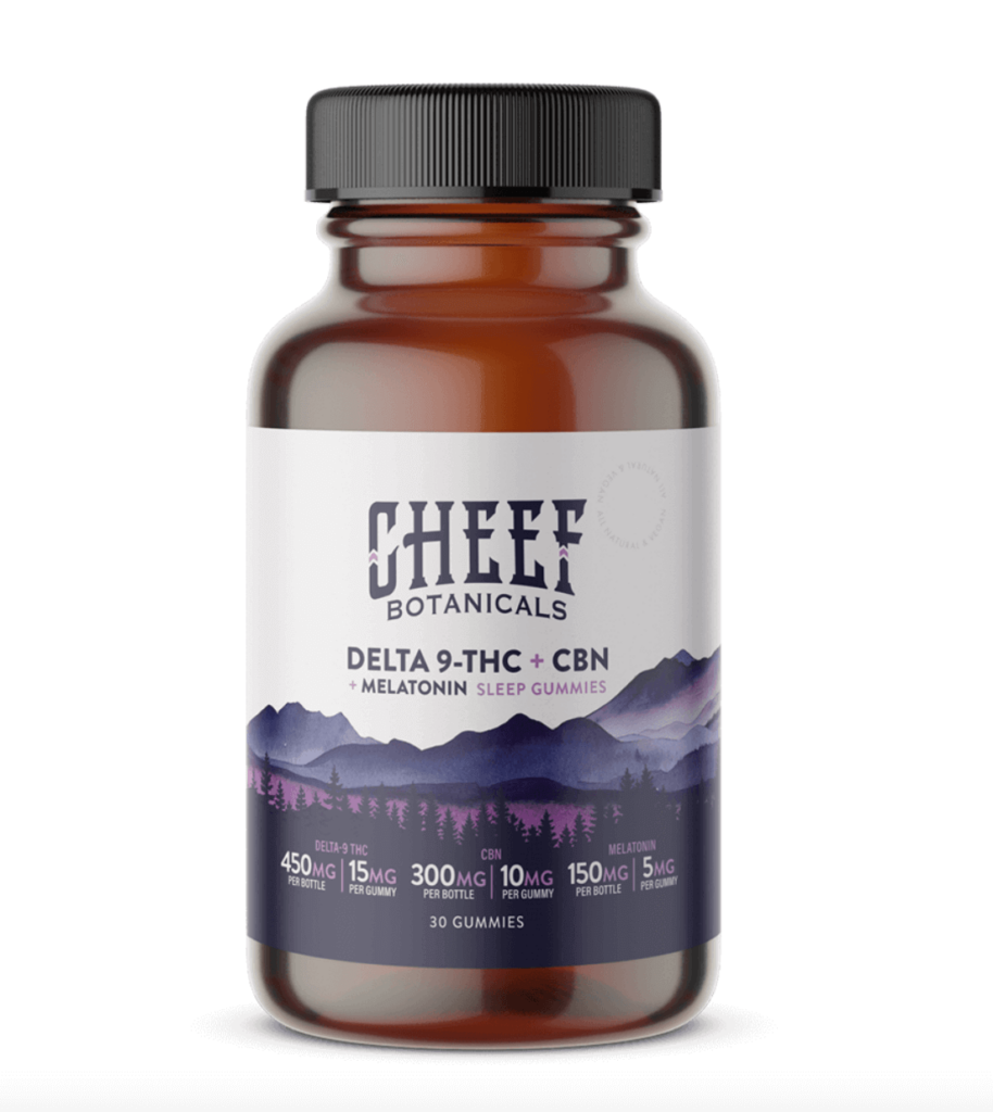 cbn and thc gummies for sleep by Cheef Botanicals (product image)